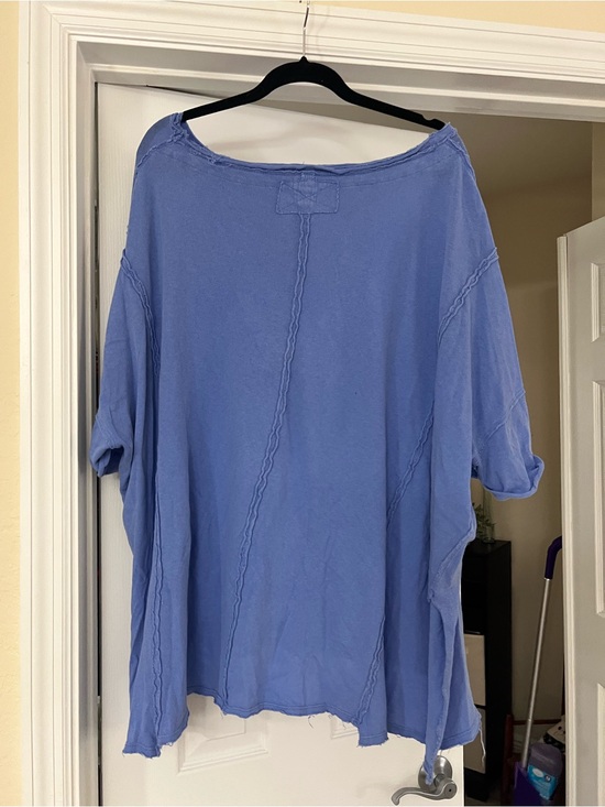 We The Free Tops - We The Free Relaxed Blue Women’s Oversized Tshirt